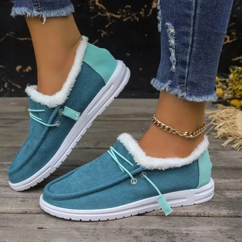 35~43size Women Boots Winter New Thick Bottom Snow Boots Female Plus Velvet Thickened Hairy Big Size Cotton Shoes Woman