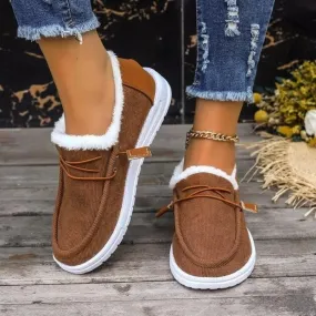 35~43size Women Boots Winter New Thick Bottom Snow Boots Female Plus Velvet Thickened Hairy Big Size Cotton Shoes Woman