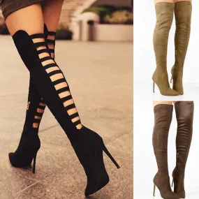 Aitana Over The Knee Heel Boots