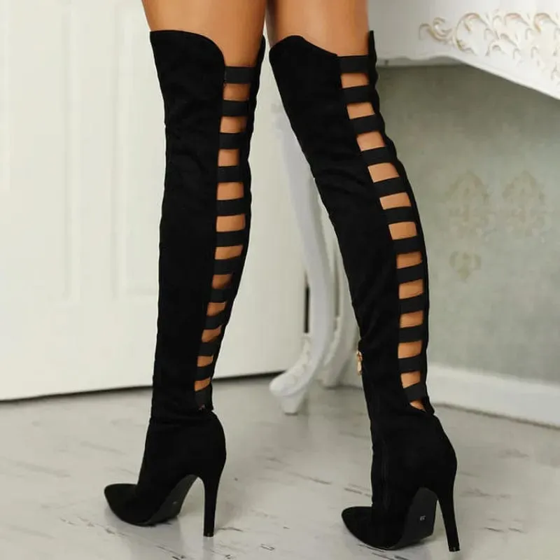 Aitana Over The Knee Heel Boots