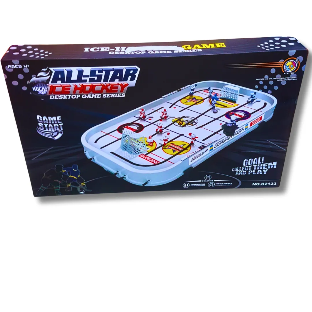 All-Star Ice Hockey Desktop Game Series for Kids (Ages 4 ) – Tabletop Sports Action Play Set