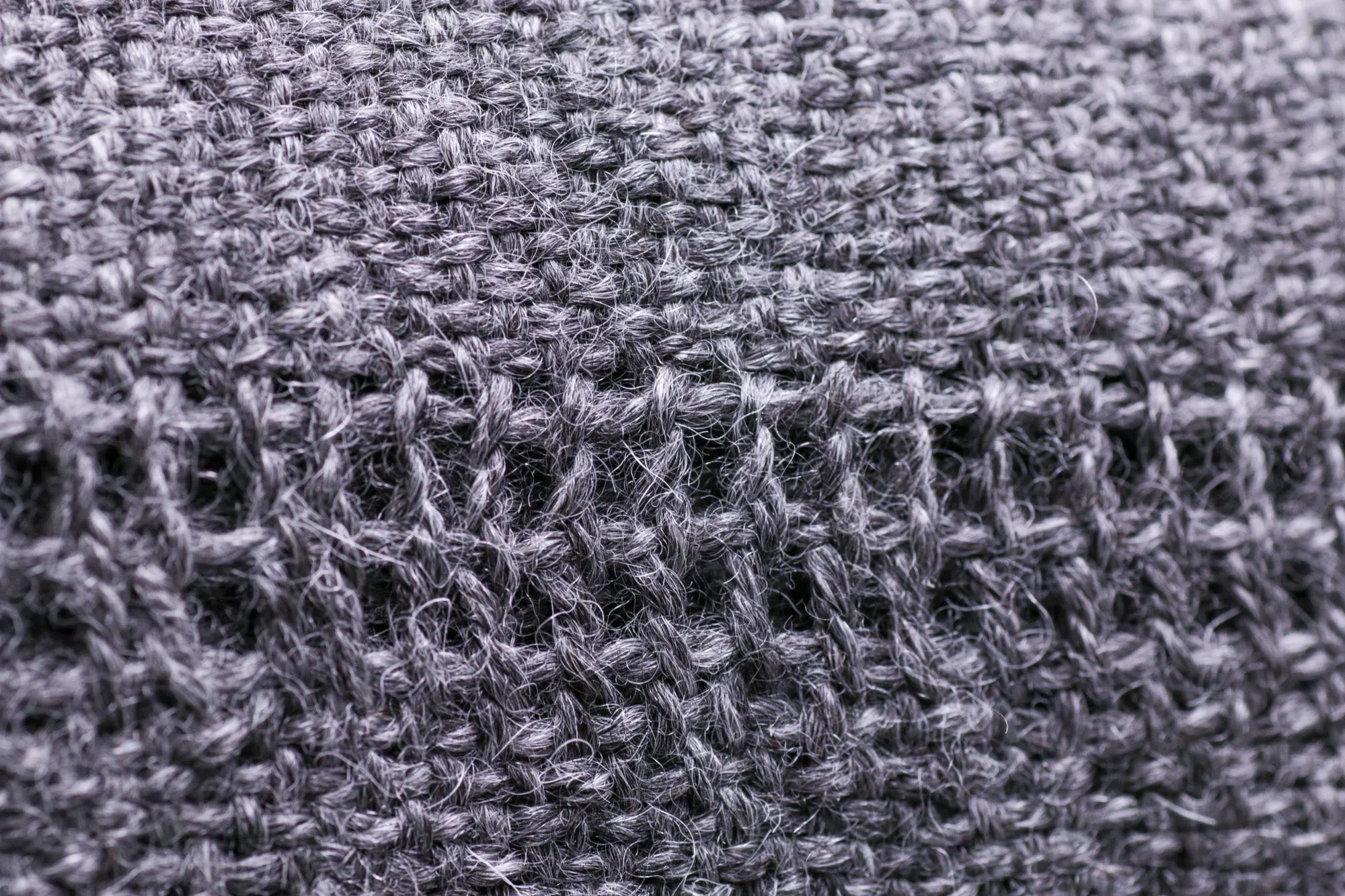 Alpaca Scarf - Natural Grey