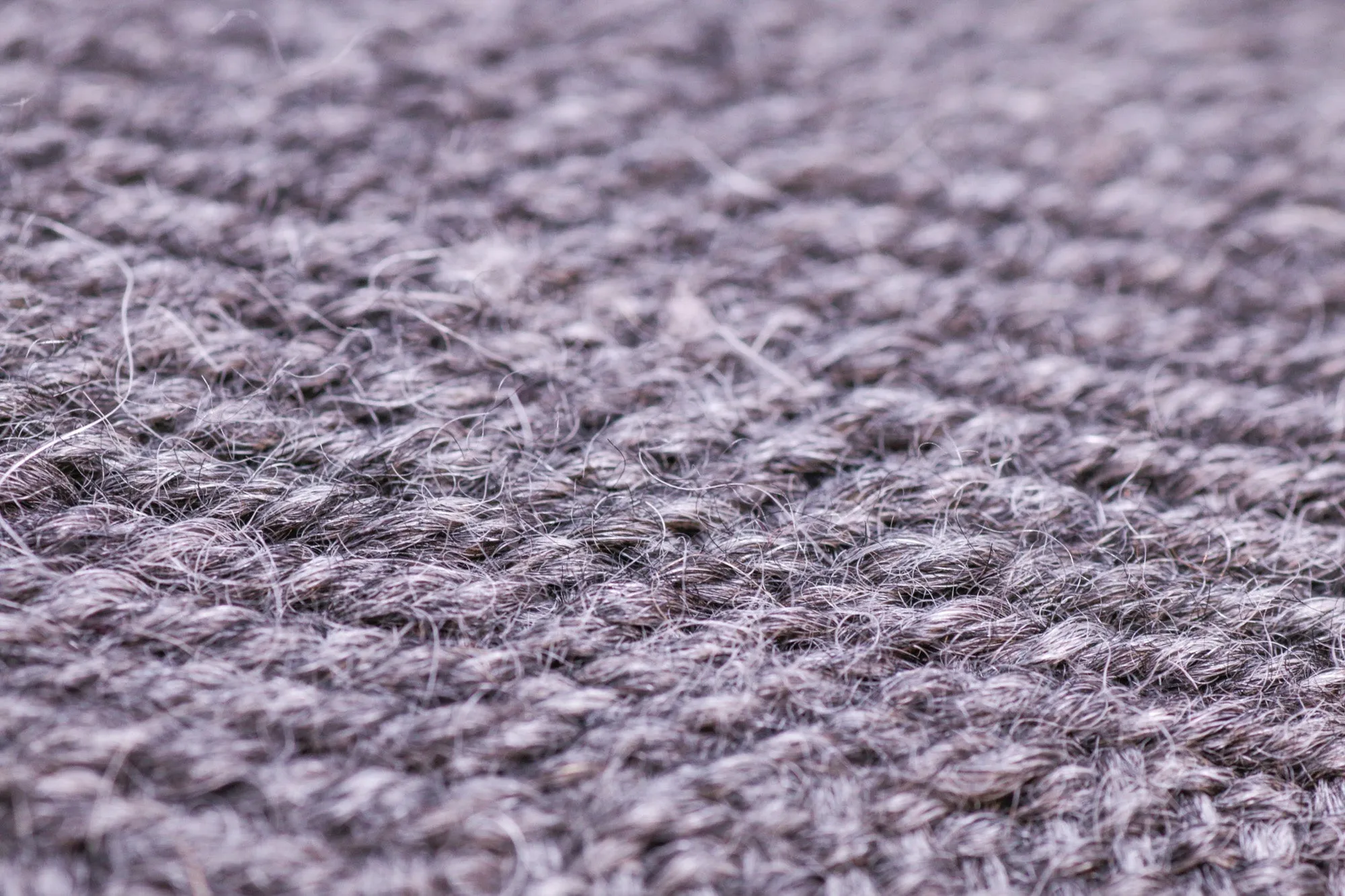 Alpaca Scarf - Natural Grey