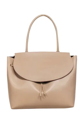 Armadio - Beige Leather "Augusta" Satchel Bag
