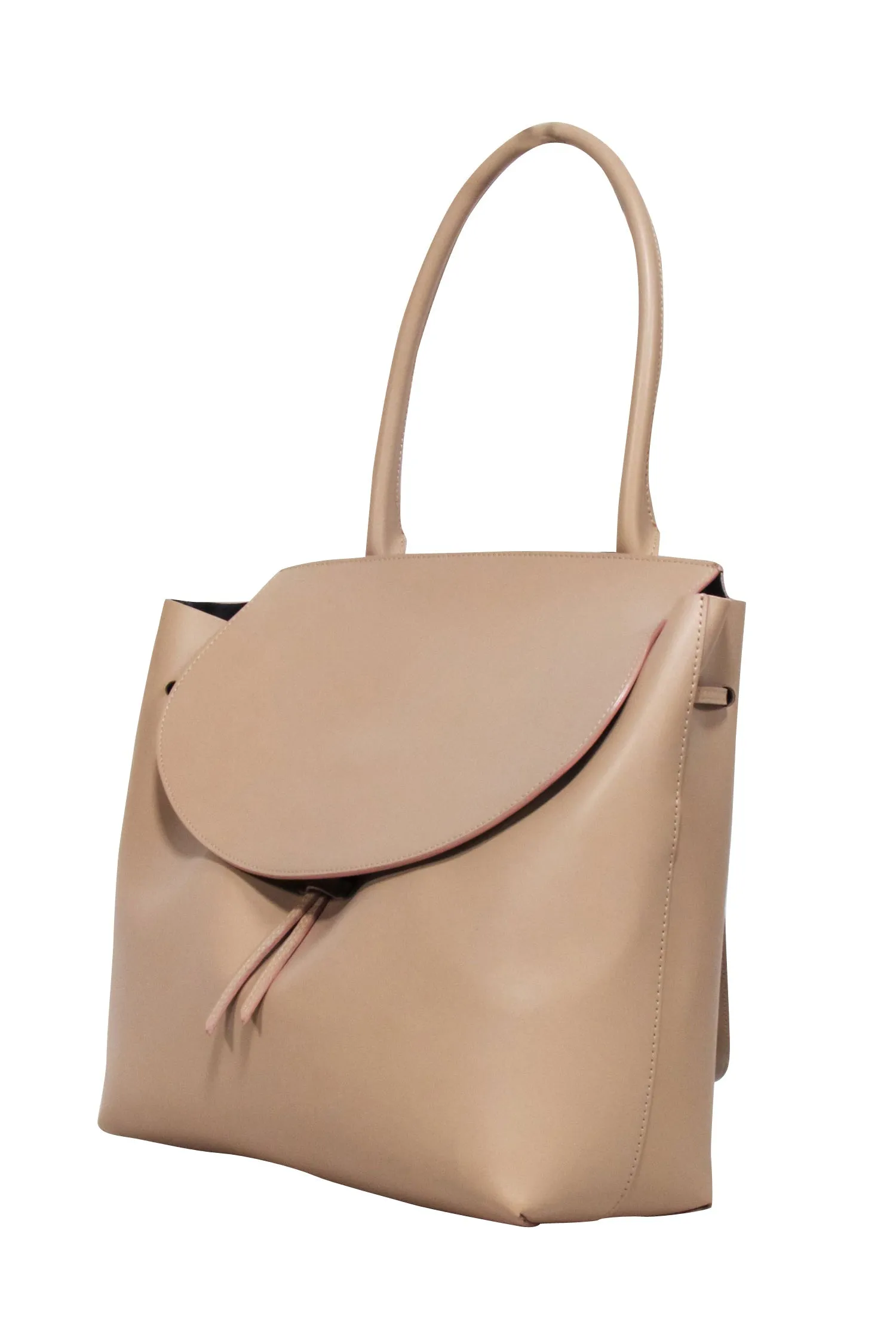 Armadio - Beige Leather "Augusta" Satchel Bag