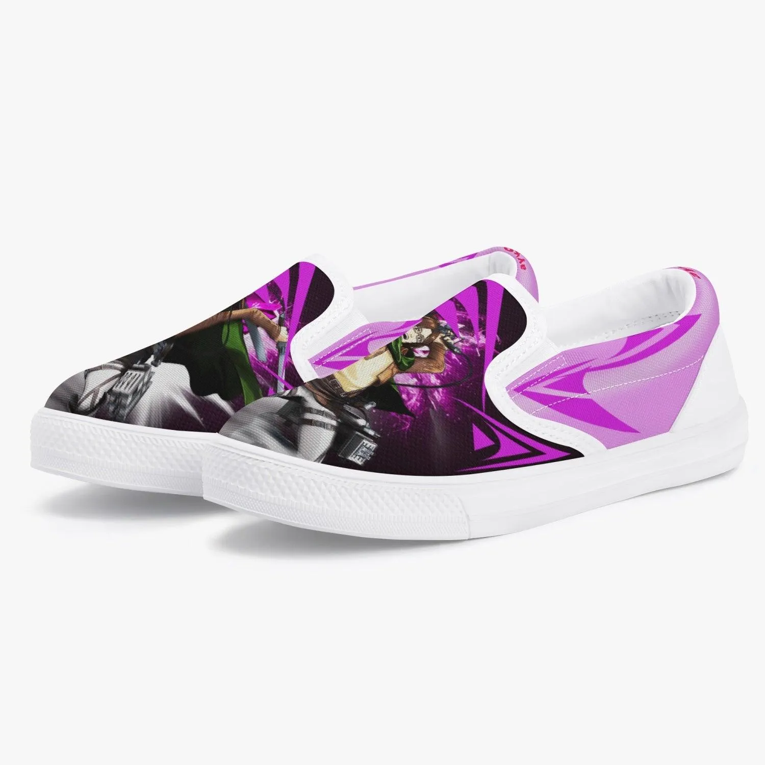 Attack On Titan Hange Zoe Kids Slipons Anime Shoes