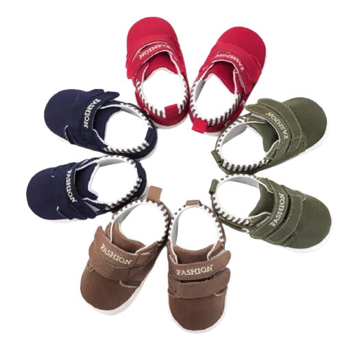 Baby Boy Girl Shoes Sole Soft Canvas Solid Footwear Shoes