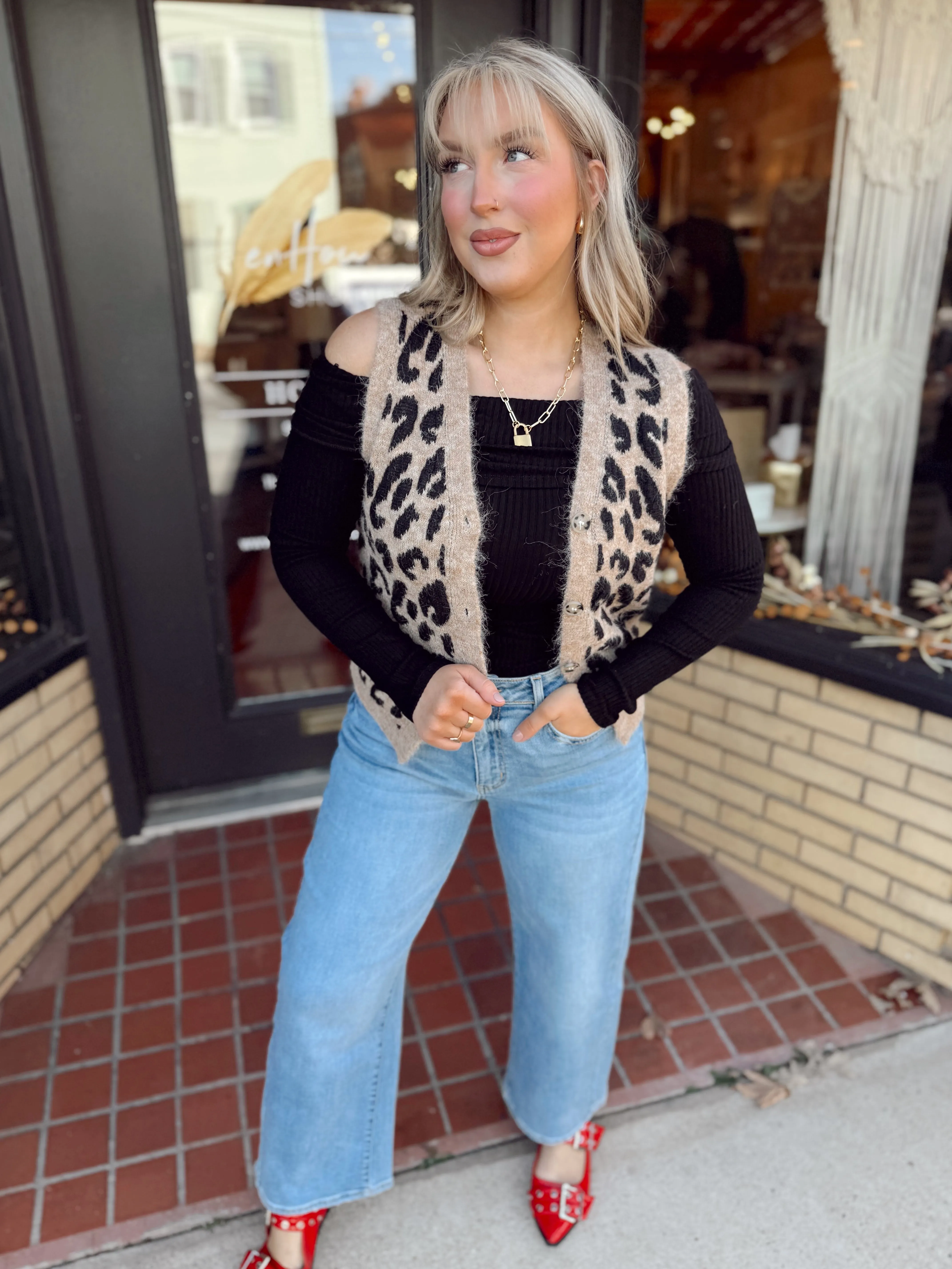 Back in Action Leopard Vest