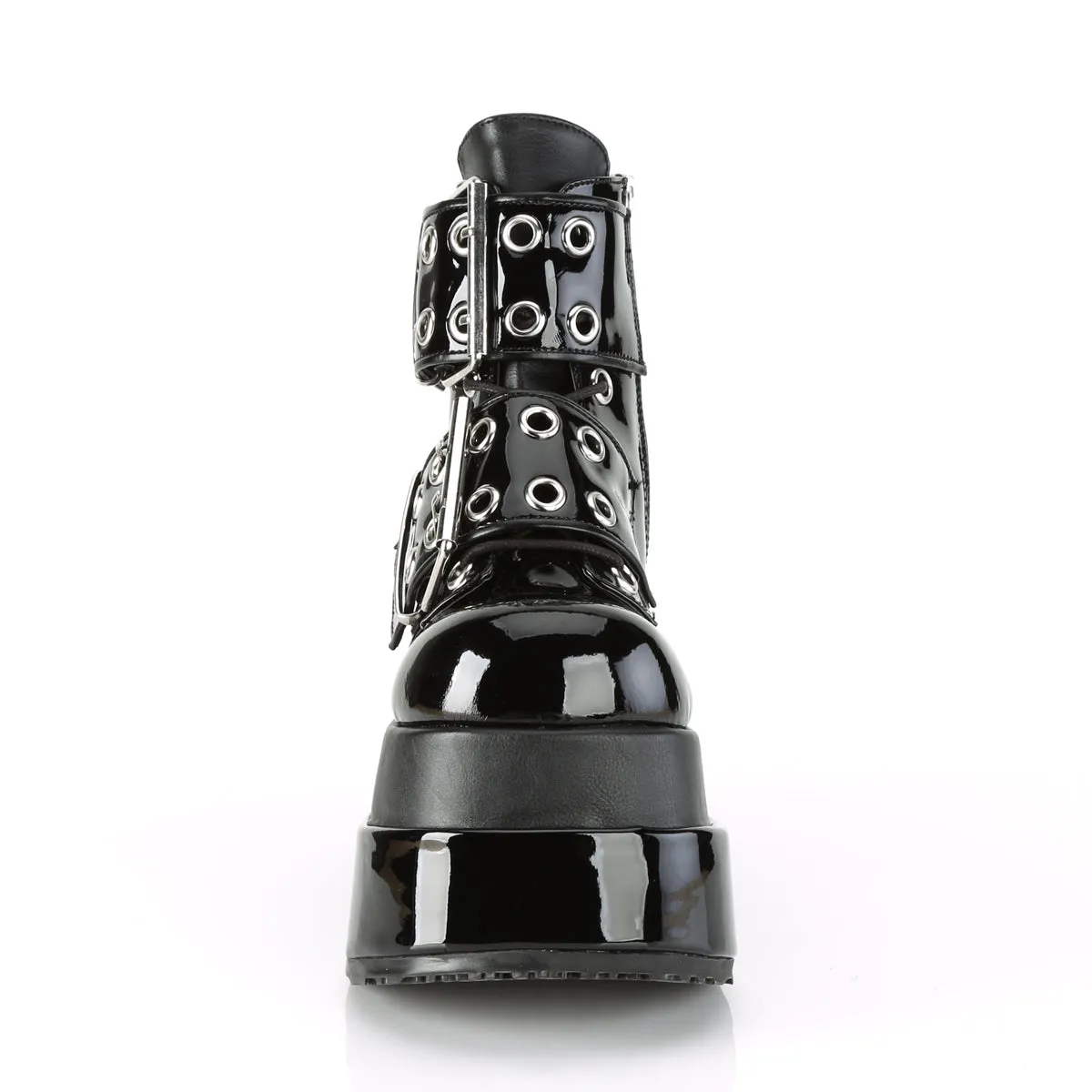 BEAR-104 DemoniaCult Black Sexy Women's Ankle Boots (Alternative Footwear)