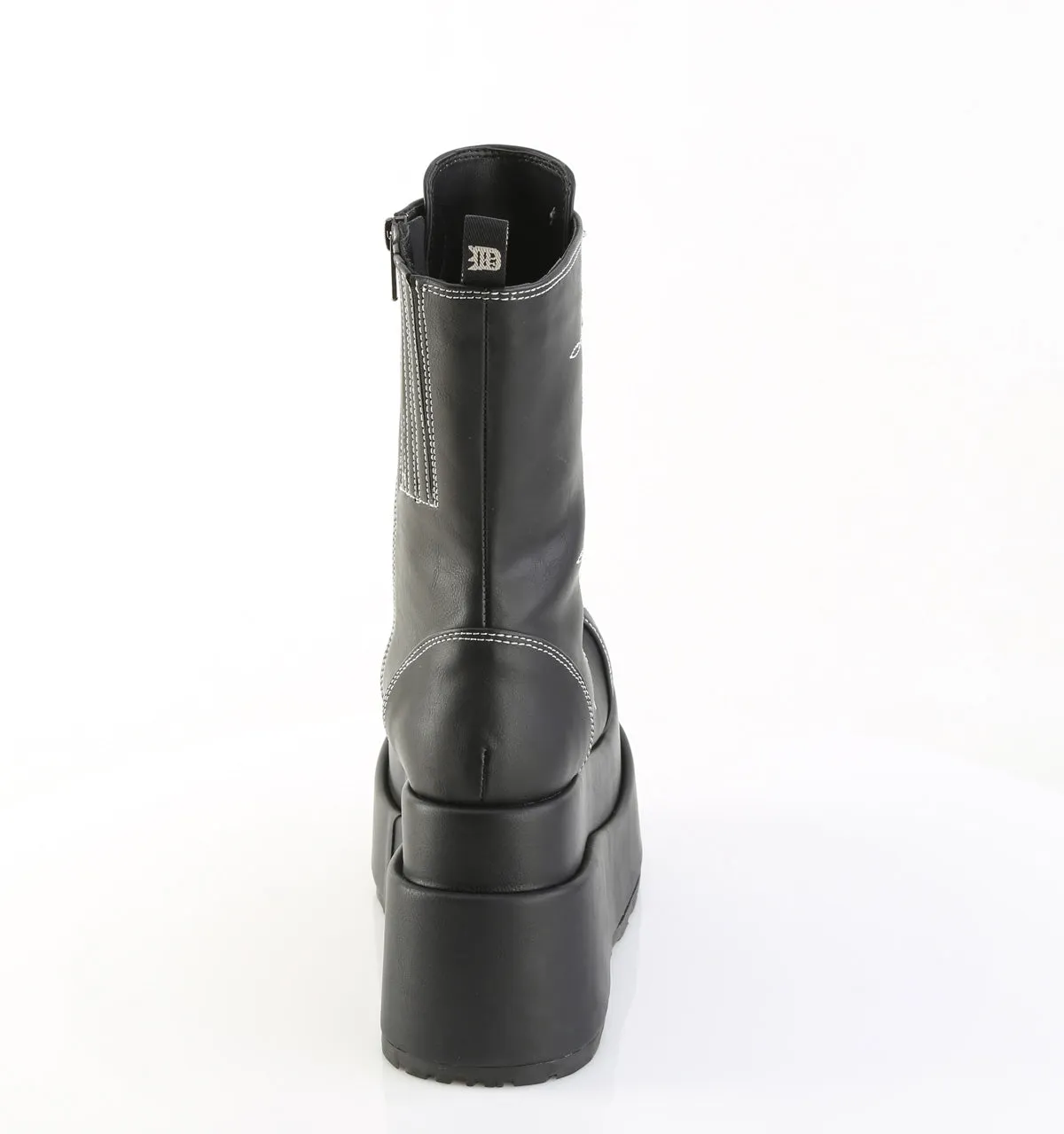 BEAR-182 DemoniaCult Black Vegan Leather Sexy Women's Mid-Calf & Knee High Boots (Alternative Footwear)