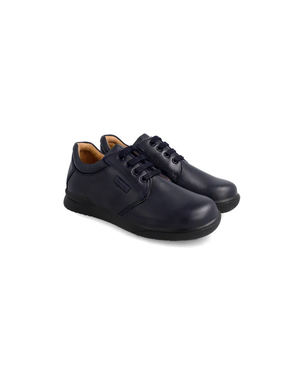 Black shoe with laces(161125-A)