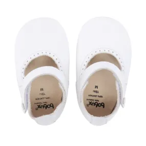 Bobux Soft Sole Mary Jane White