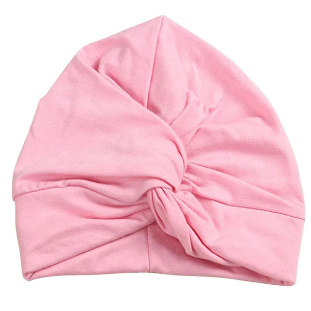 Bohemian Style Kids Newborn Cap For Baby Girls