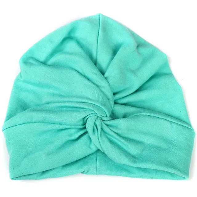 Bohemian Style Kids Newborn Cap For Baby Girls