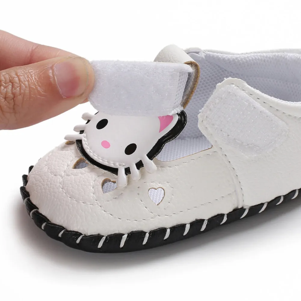Brand New Newborn Baby Girl Boy Soft Sole Leather Crib Shoes Antislip Sneaker Prewalker Cartoon Animals First Walkers.