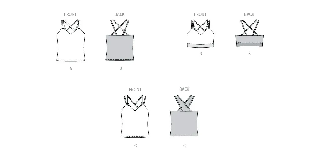 Burda Style Pattern 5765 Misses' Tops