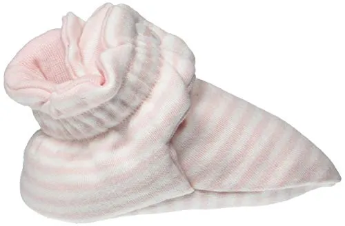 Burt's Bees Baby Baby Gender Neutral Color for Ages 0 to 9 Months Old Slipper Sock, Blossom Stripe, 3 Unisex Infant