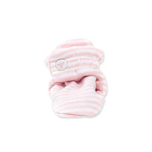 Burt's Bees Baby Baby Gender Neutral Color for Ages 0 to 9 Months Old Slipper Sock, Blossom Stripe, 3 Unisex Infant