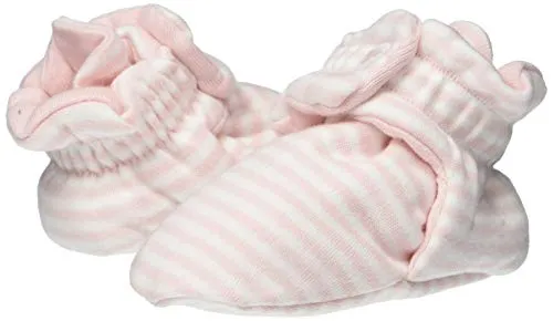 Burt's Bees Baby Baby Gender Neutral Color for Ages 0 to 9 Months Old Slipper Sock, Blossom Stripe, 3 Unisex Infant