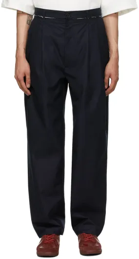 Camiel Fortgens SSENSE Exclusive Navy Suit Trousers