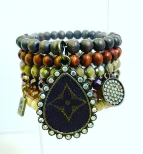 Camille Stacked Bracelet set-
