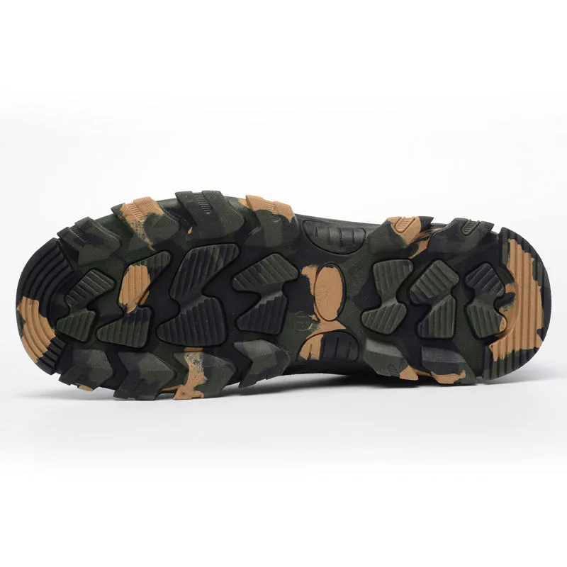 Camouflage Steel Toe Safety Work Shoes