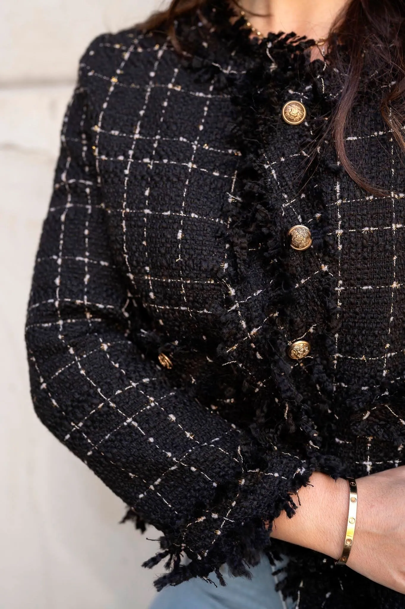 CC TWEED JACKET