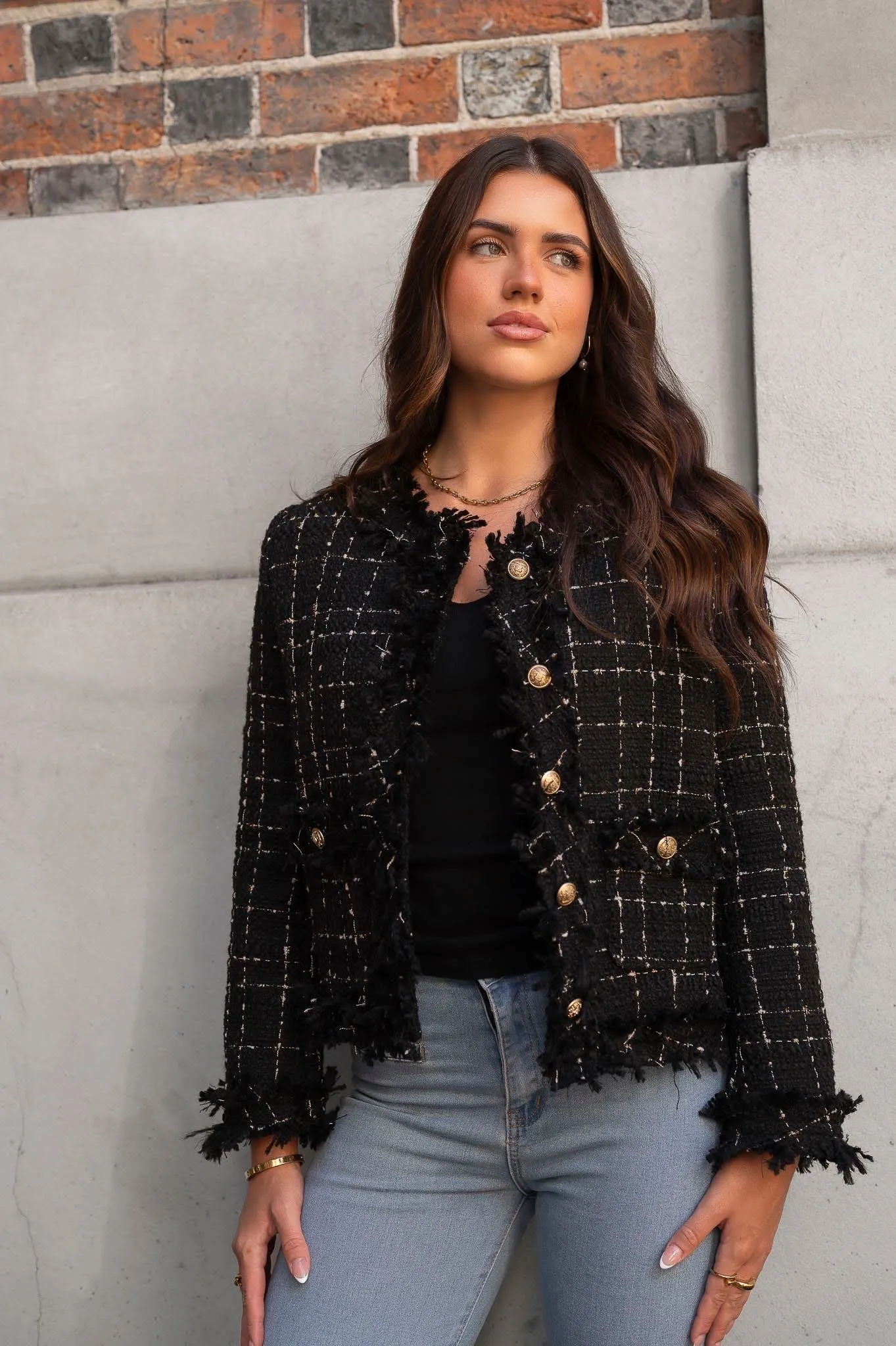 CC TWEED JACKET