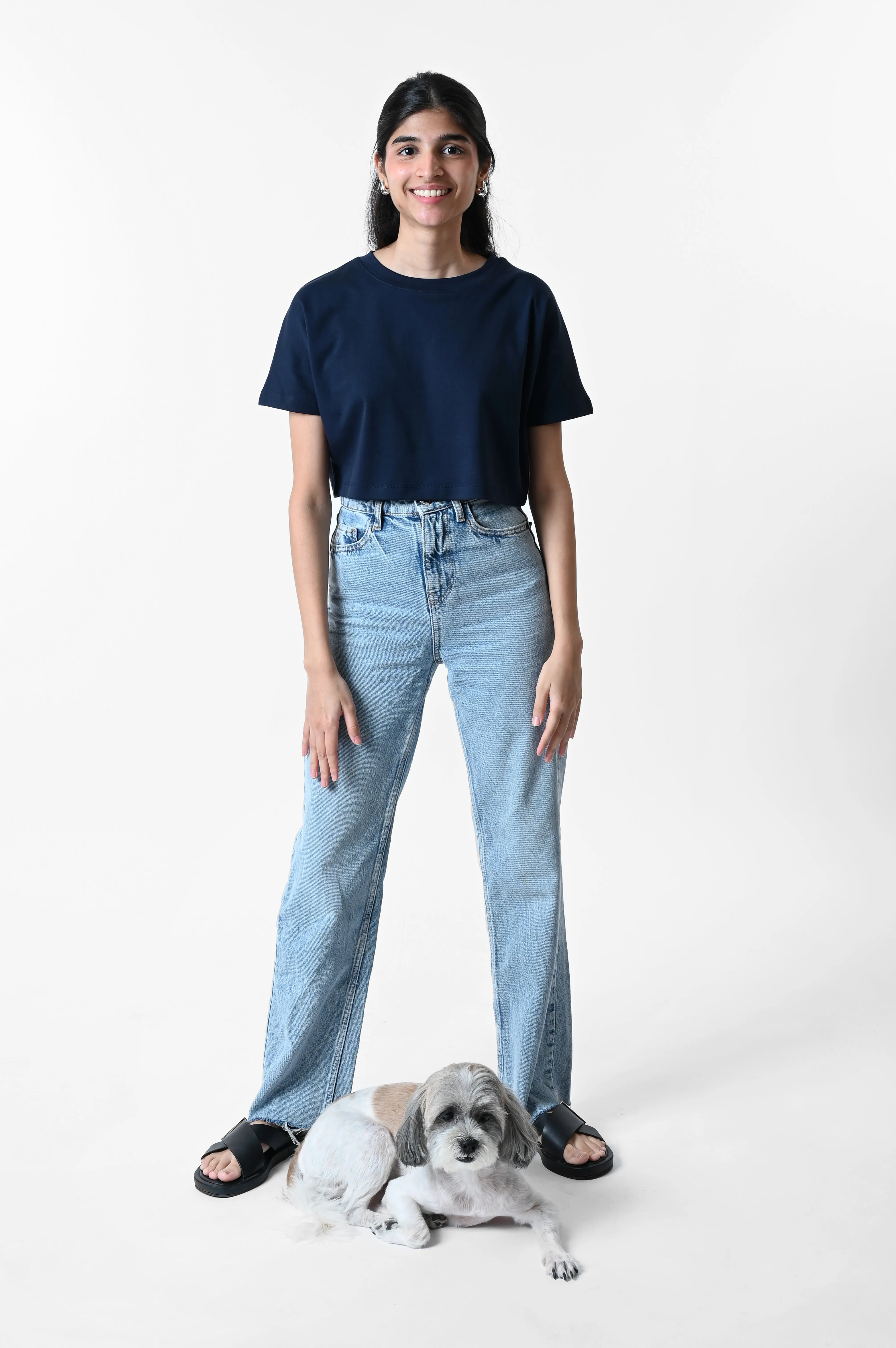 Comfort Crop Tee Wine