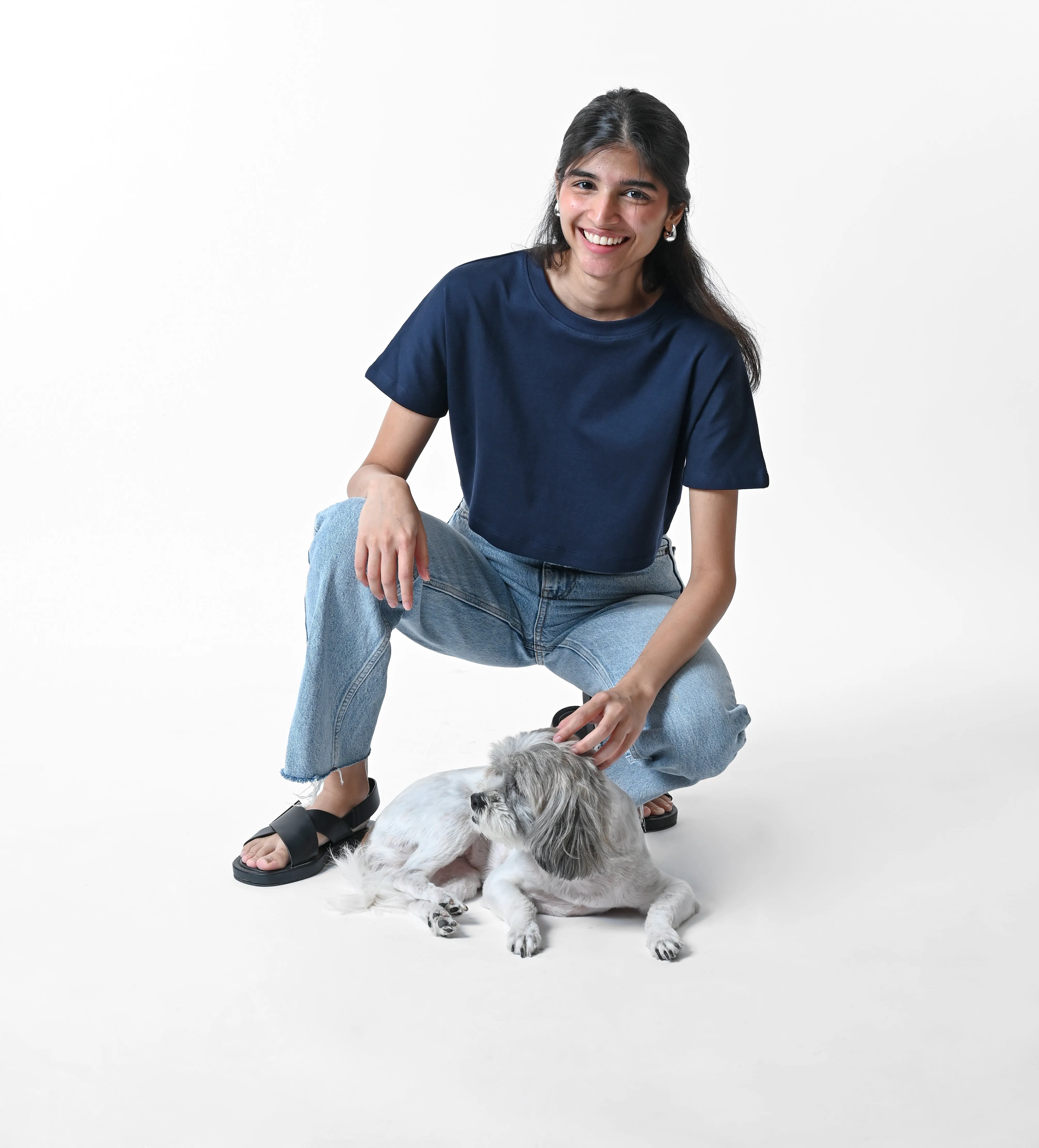Comfort Crop Tee Wine
