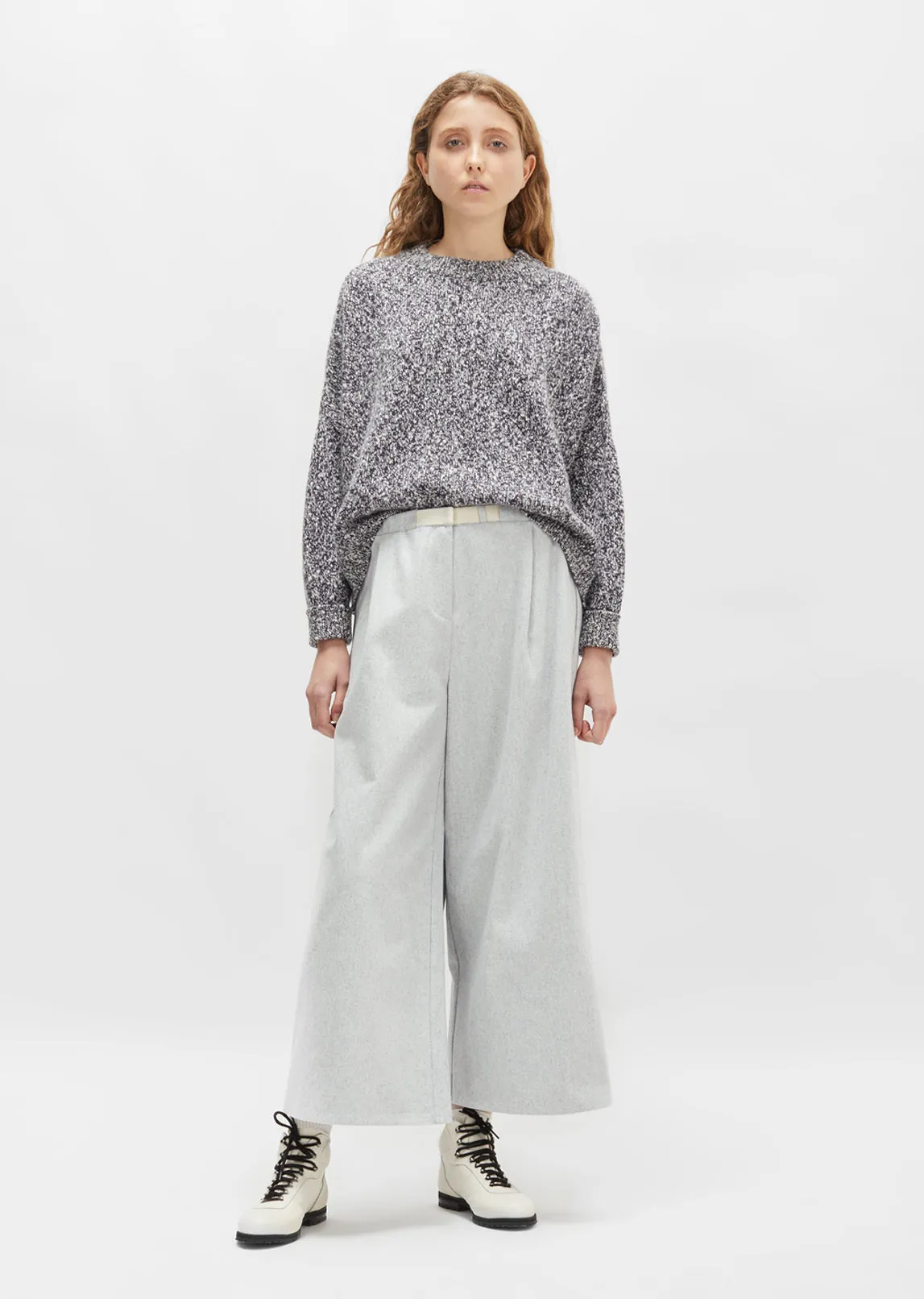 Cotton Wide Leg Pant