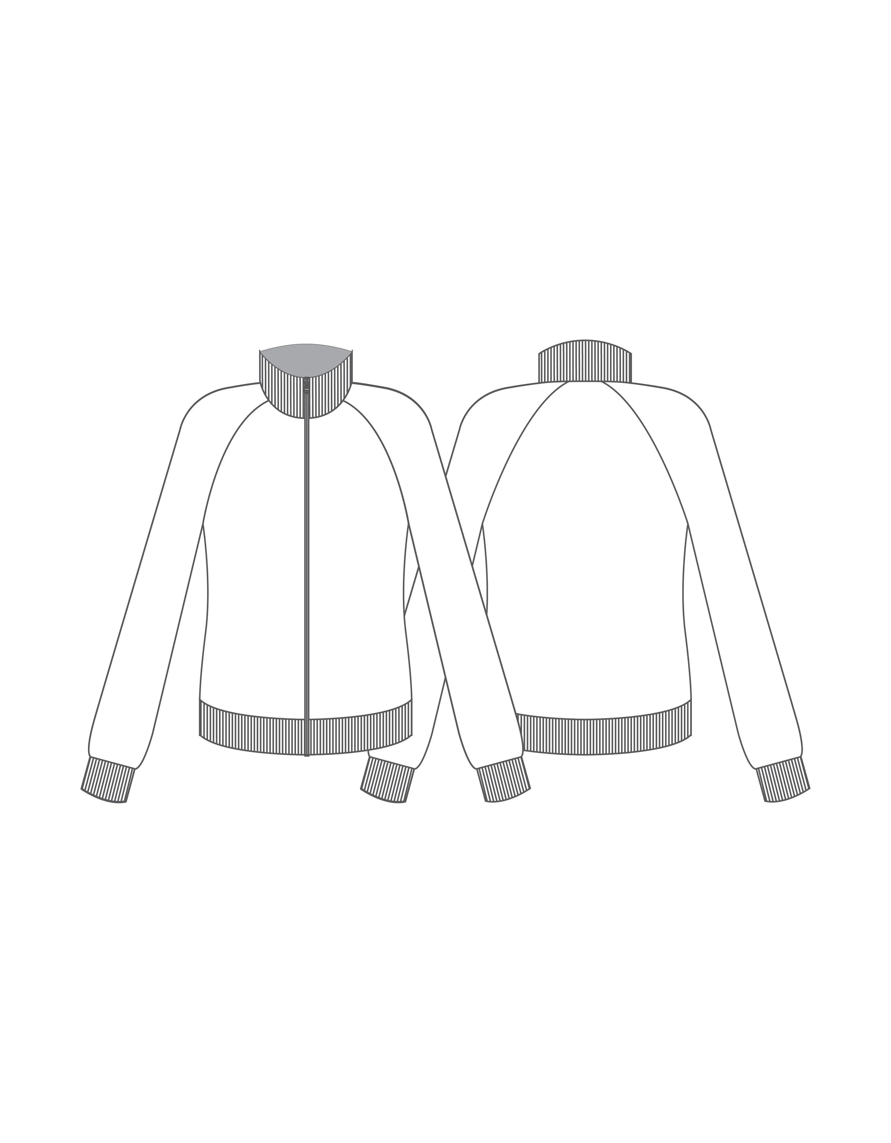 Custom Inked High Collar Jockey Jacket