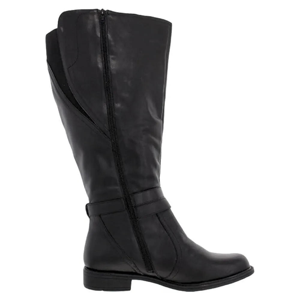 David Tate Saratoga Black Leather Boot (Women's)