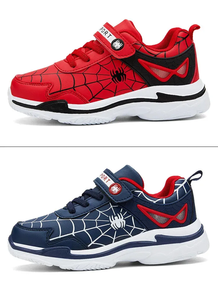 Disney Children's Sports Shoes Spring Hollow-out Children's Leather Shoes Breathe Sneaker Pu Leather