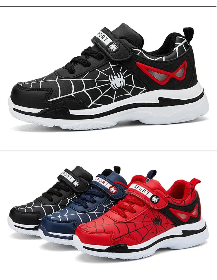 Disney Children's Sports Shoes Spring Hollow-out Children's Leather Shoes Breathe Sneaker Pu Leather