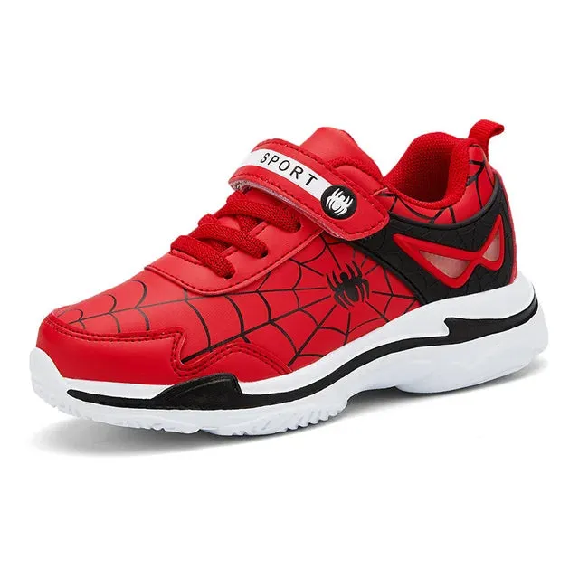 Disney Children's Sports Shoes Spring Hollow-out Children's Leather Shoes Breathe Sneaker Pu Leather
