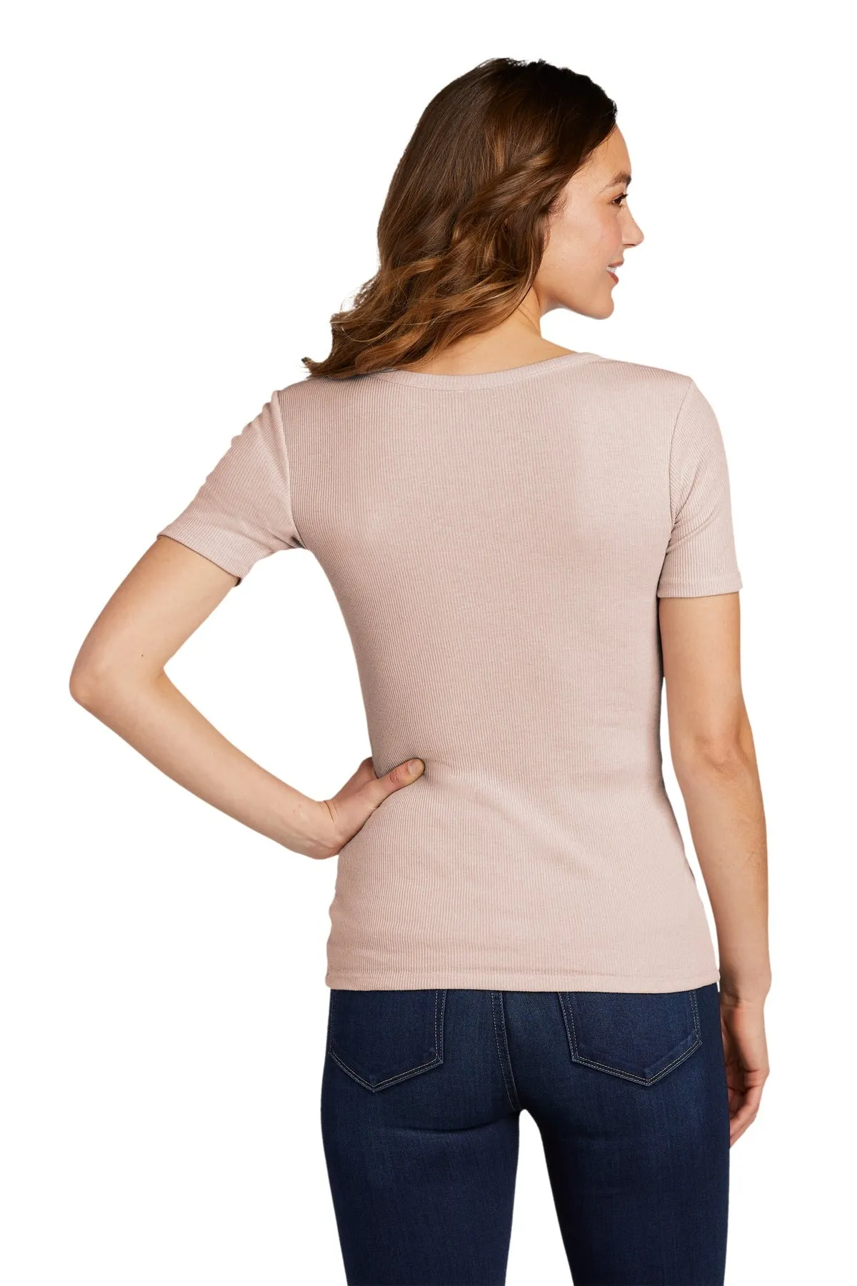 District Women's V.I.T.™Rib Scoop Neck Tee DT6020