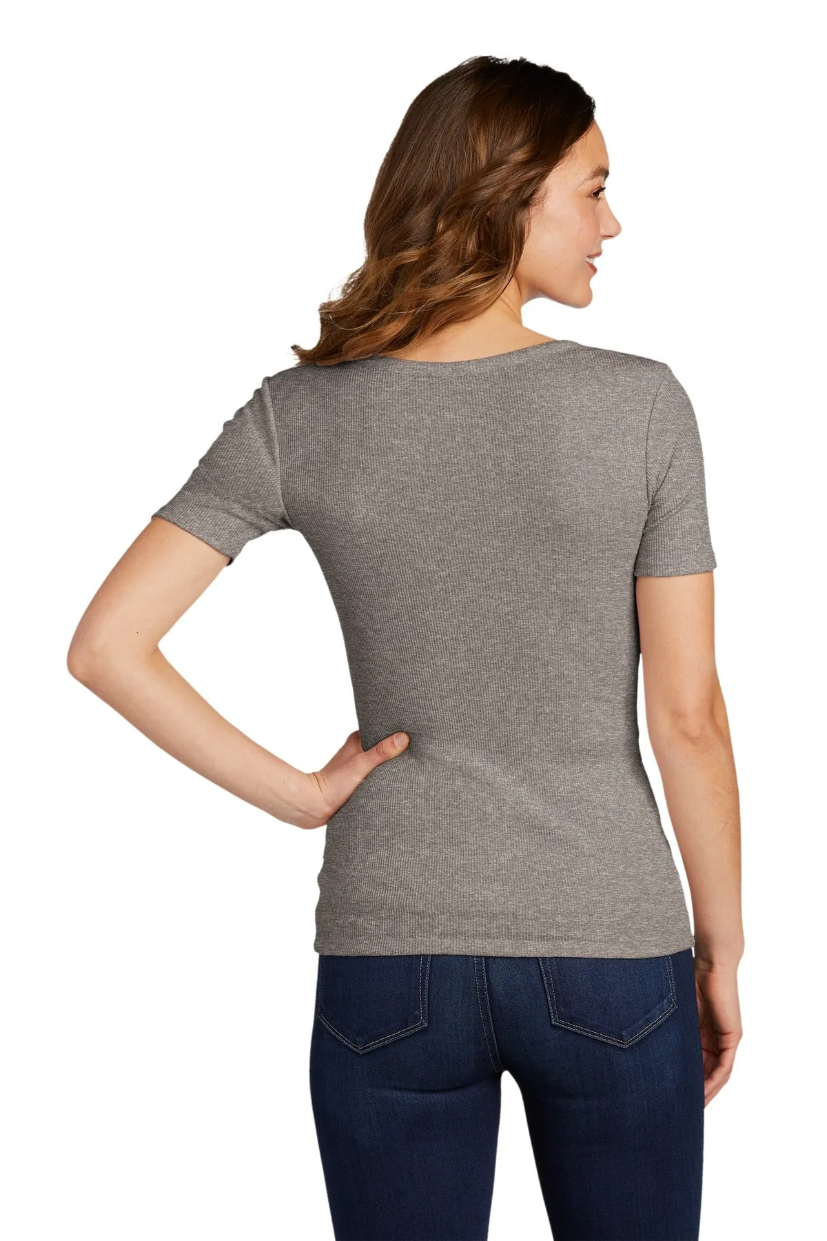District Women's V.I.T.™Rib Scoop Neck Tee DT6020