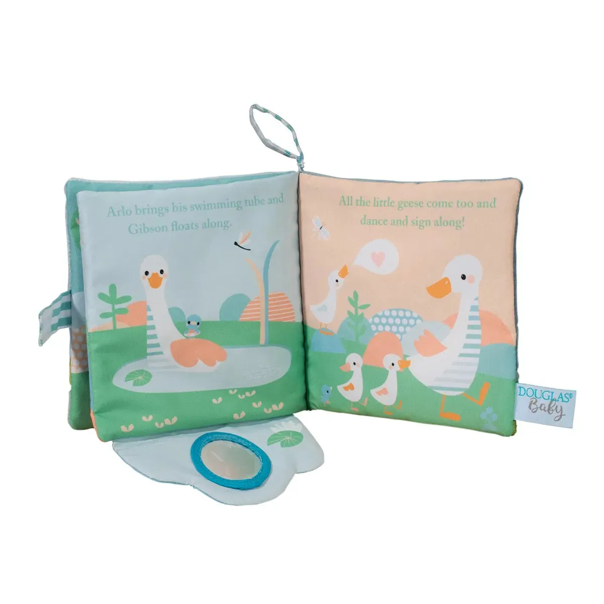 Douglas Baby Soft Activity Book Gibson & Arlo 6"