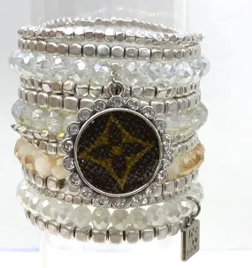 Elsa- Stacked bracelet Silver