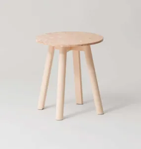 Enkel Marble Side Table - Powder
