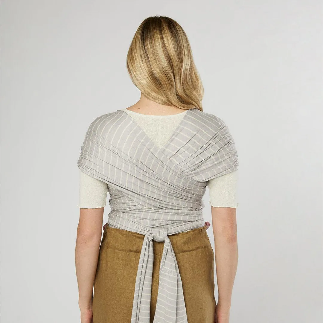 Ergobaby Aura Baby Wrap - Grey Stripes