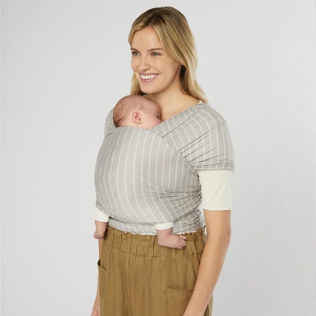 Ergobaby Aura Baby Wrap - Grey Stripes