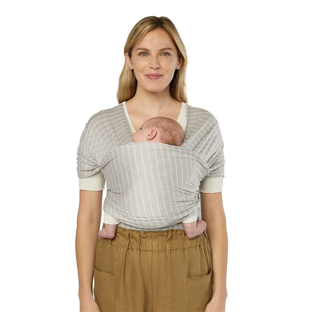 Ergobaby Aura Baby Wrap - Grey Stripes