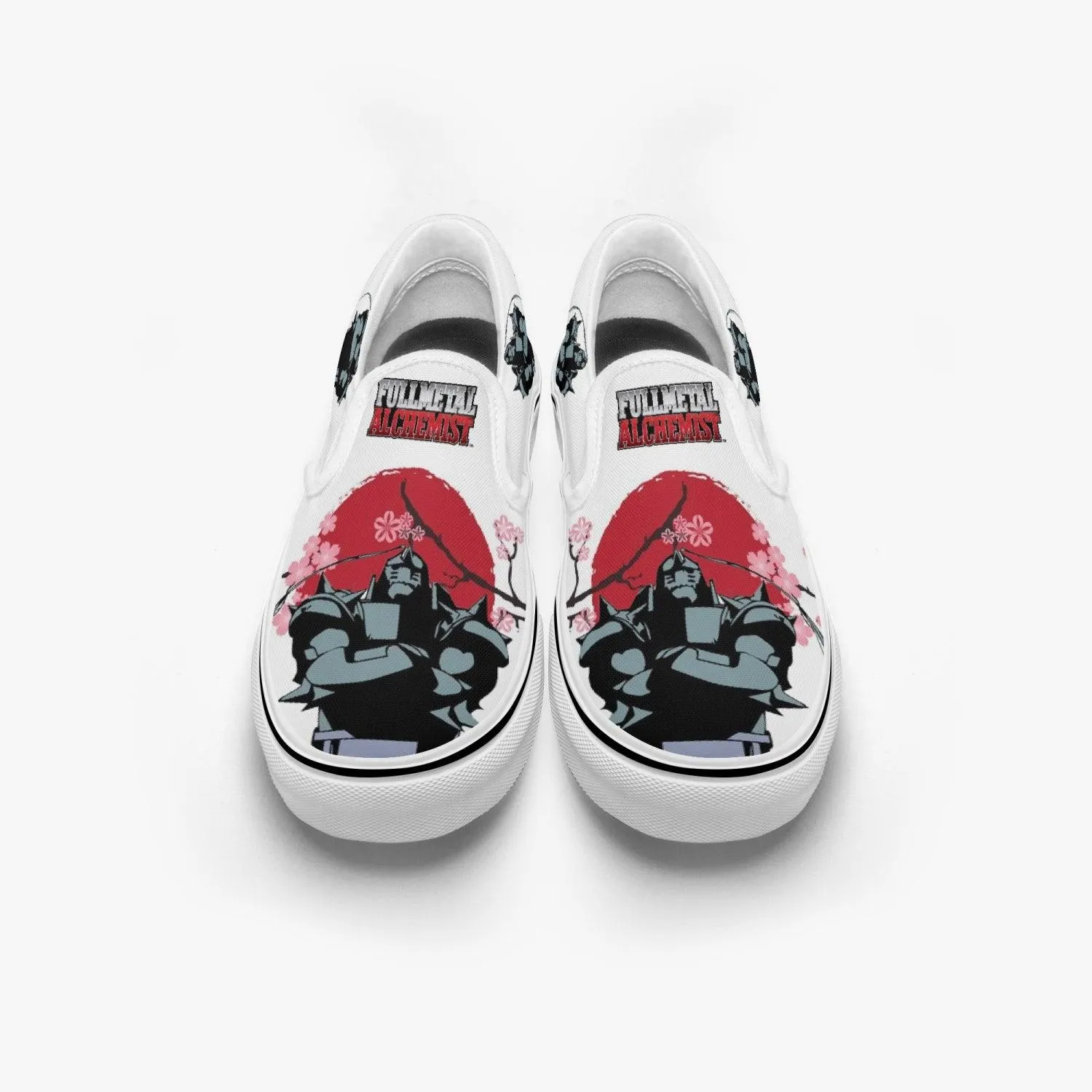 Fullmetal Alchemist Alphonse Slip Ons Anime Shoes