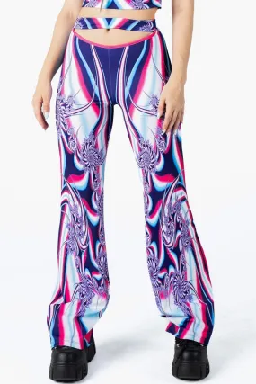 Fusion Flow Cut Out Flare Pants