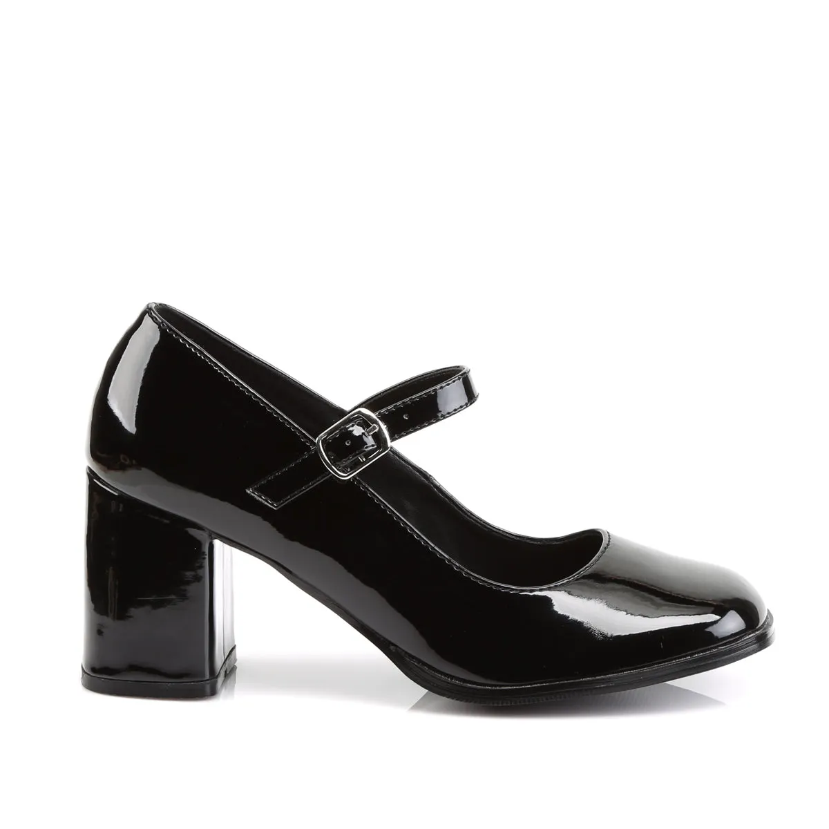 GOGO-50 Funtasma Black Patent Fancy Dress Women's Shoes (Fantasy Footwear)