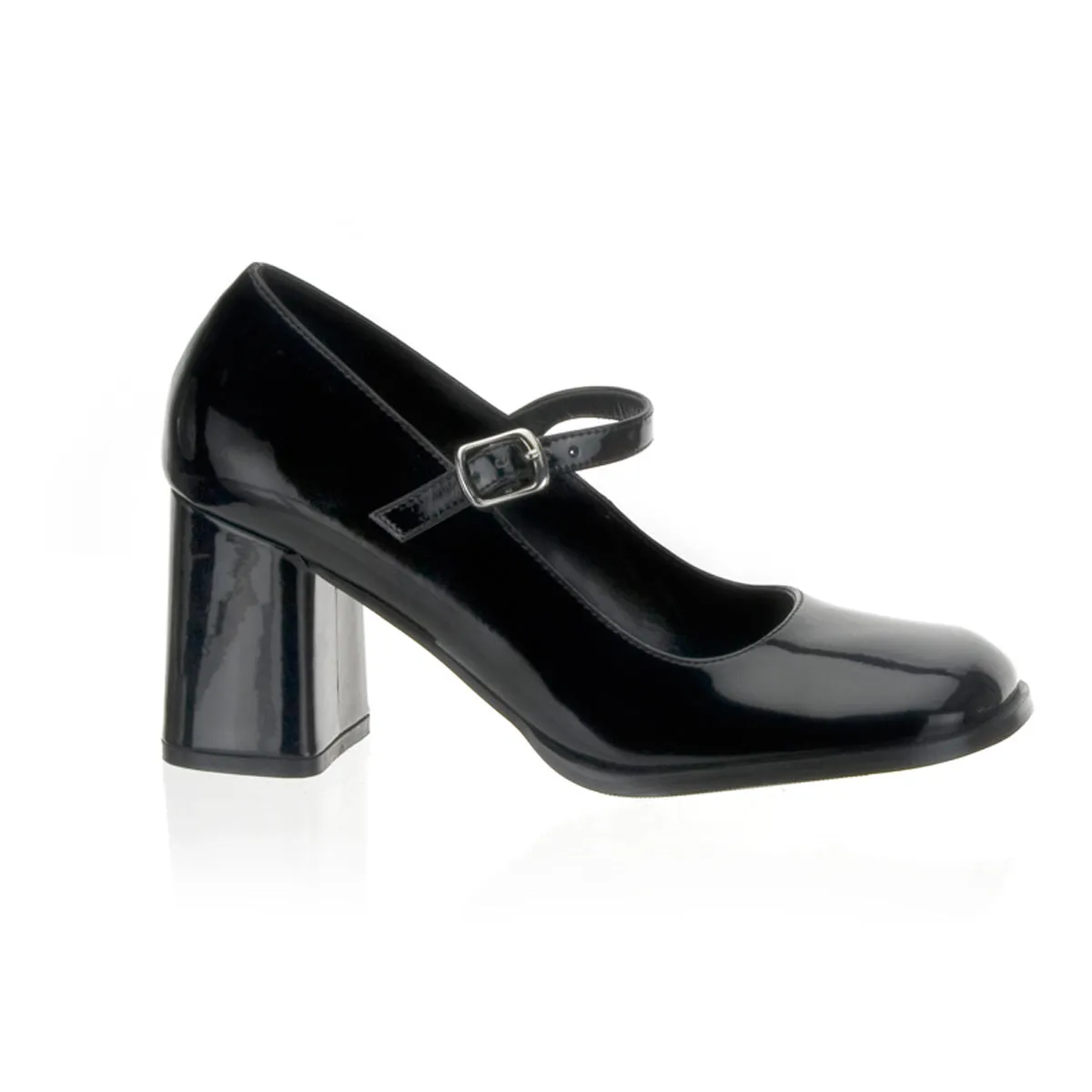 GOGO-50 Funtasma Black Patent Fancy Dress Women's Shoes (Fantasy Footwear)