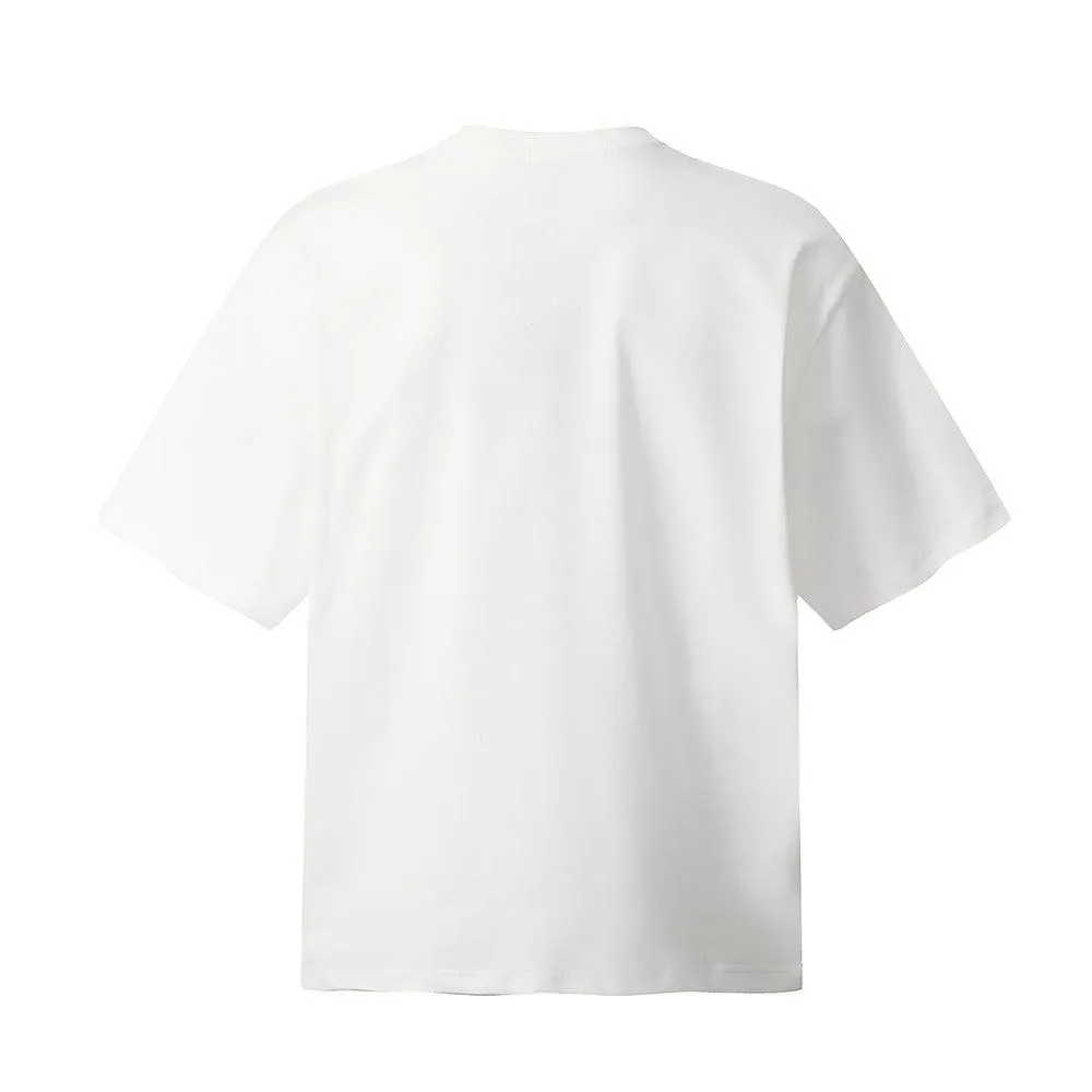 Gradient Color Loose Fit Short-Sleeved Unisex T-Shirt