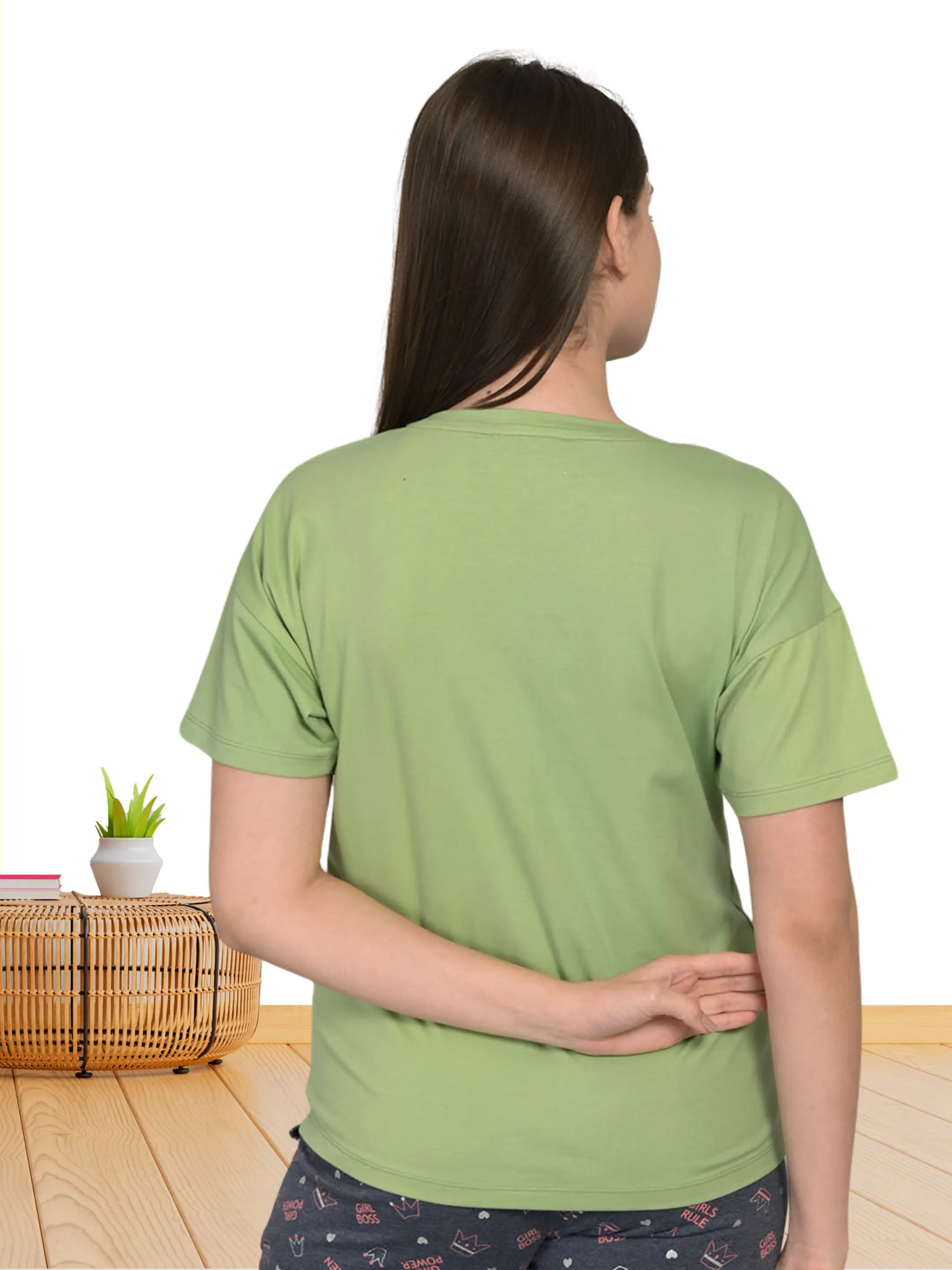 Green AU T-Shirt for Women